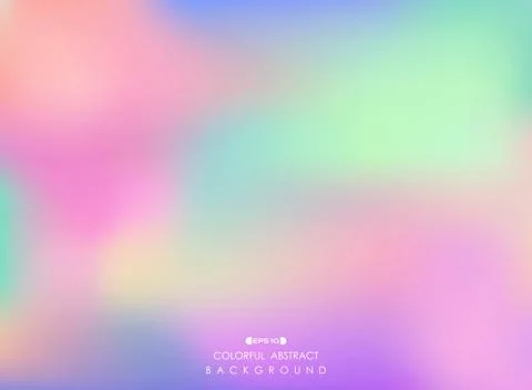 Abstract of colorful gradient background. Stock Illustration