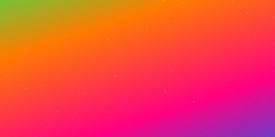 Abstract colorful gradient background with small stars Stock Illustration
