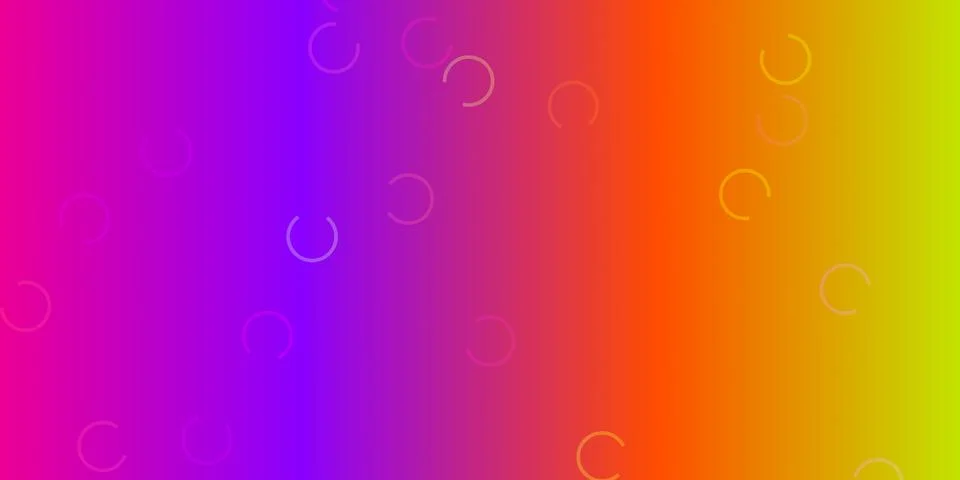 Abstract colorful gradient background with small circle icons Stock Illustration
