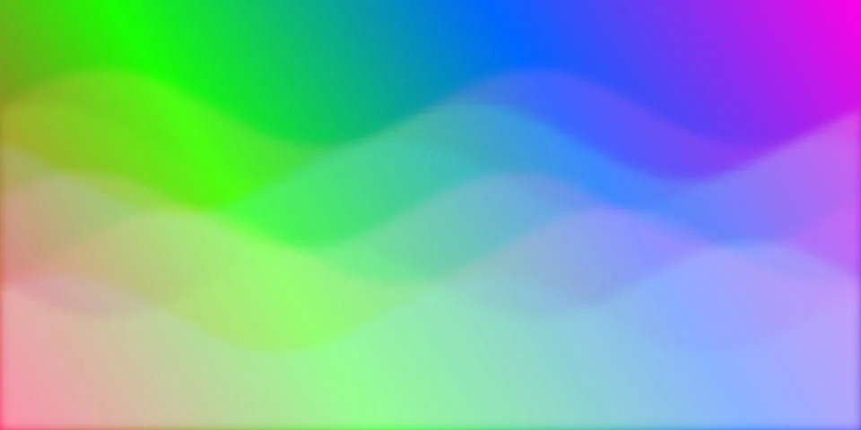 Abstract colorful gradient background with smooth waves Stock Illustration