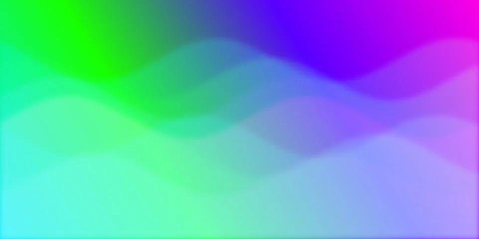 Abstract colorful gradient background with smooth waves Stock Illustration