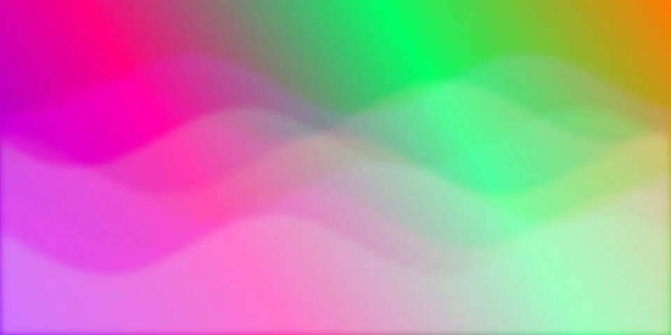 Abstract colorful gradient background with soft wavy lines Stock Illustration