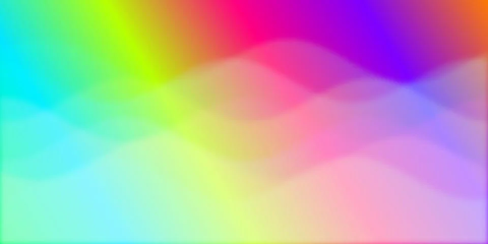 Abstract colorful gradient background with soft light waves Stock Illustration