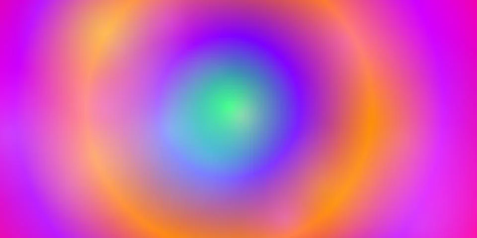 Abstract colorful gradient background with soft light circles Stock Illustration