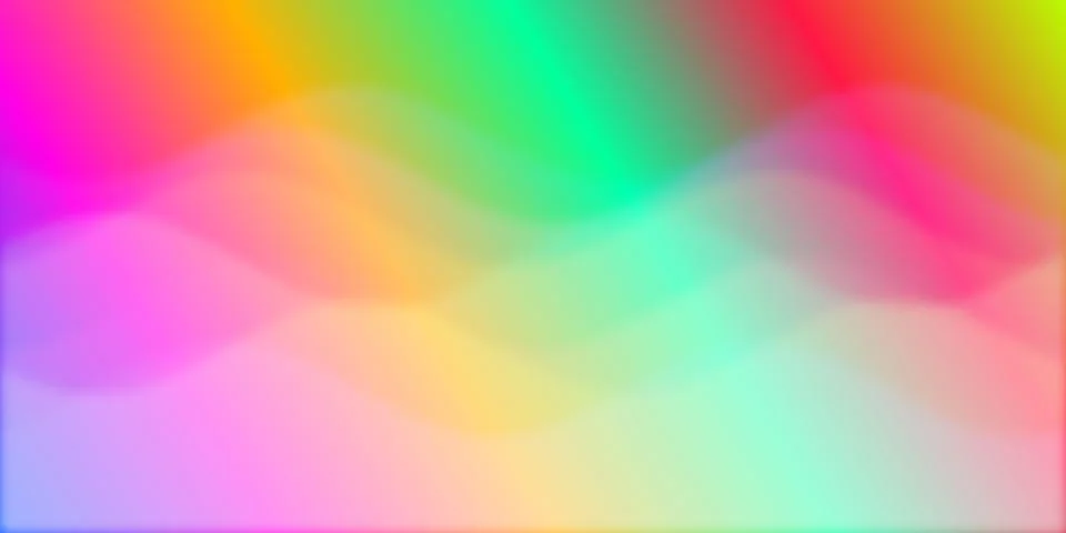 Abstract colorful gradient background with soft light waves Stock Illustration