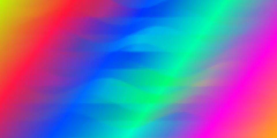 Abstract colorful gradient background with soft light waves Stock Illustration