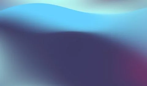 Abstract Colorful Gradient Background with Soft Yellow and Purple Waves Stock Illustration