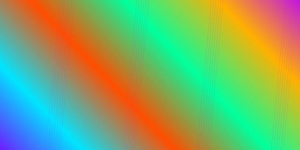 Abstract colorful gradient background with thin vertical lines Stock Illustration