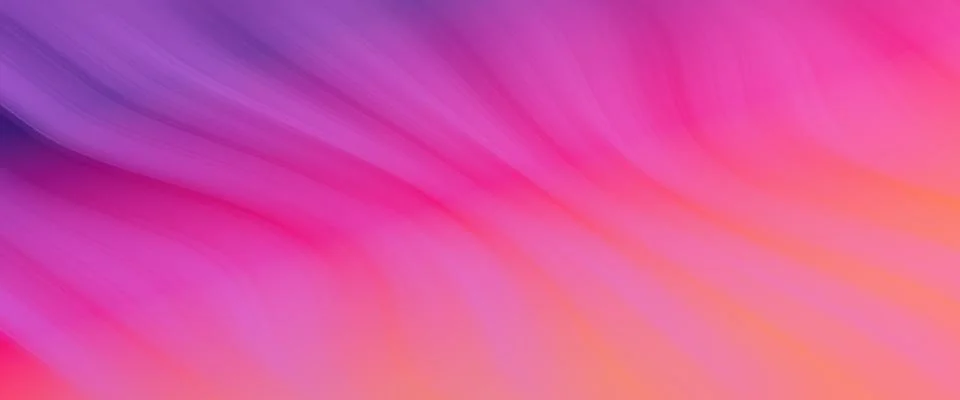 Abstract colorful gradient background with wavy motion blur lines Stock Illustration