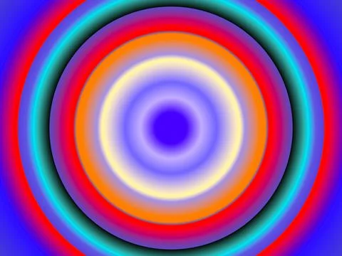 Abstract colorful gradient circles background 库存插图