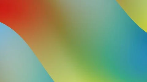 Abstract colorful gradient creating smooth flowing shapes Illustrazione stock