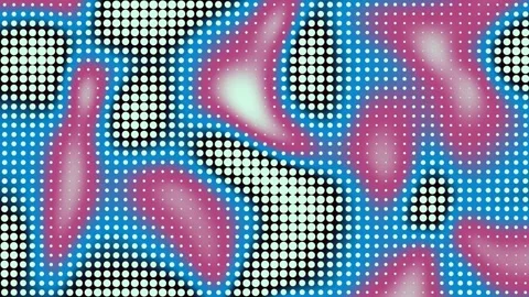 Abstract colorful gradient dots motion background Stock Footage 346816681
