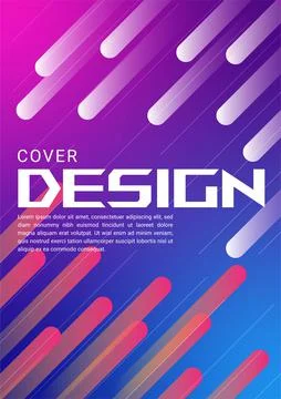 Abstract colorful Gradient Geometric Shape background for cover and Wallpaper 스톡 일러스트