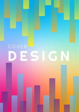 Abstract colorful Gradient Geometric Shape background for cover and Wallpaper Stock Illustration