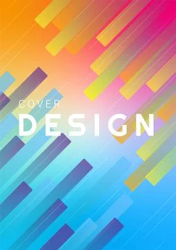 Abstract colorful Gradient Geometric Shape background for cover and Wallpaper Stock-Illustration