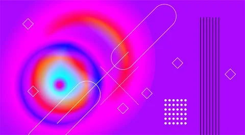 Abstract colorful gradient geometric shape background . Vector shapes patte.. Stock Illustration