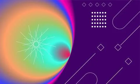 Abstract colorful gradient geometric shape background . Vector shapes patte.. Stock Illustration