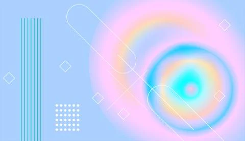Abstract colorful gradient geometric shape background . Vector shapes patte.. イラスト素材