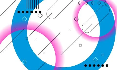 Abstract colorful gradient geometric shape background . Vector shapes patte.. 스톡 일러스트