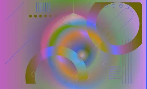 Abstract colorful gradient geometric shape background . Vector shapes patte.. Illustrazione stock