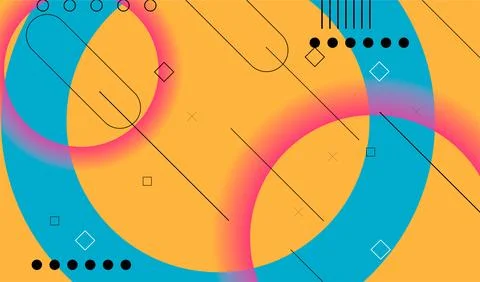 Abstract colorful gradient geometric shape background . Vector shapes patte.. Stock Illustration