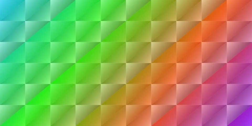 Abstract colorful gradient geometric square pattern background Stock Illustration