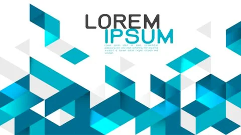 Abstract colorful gradient geometric template and modern overlapping on white. Stock Illustration