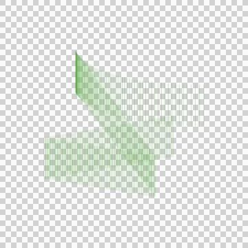 Abstract colorful gradient line dynamic element decoration Stockillustratie