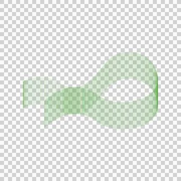 Abstract colorful gradient line dynamic element clipart Stockillustratie
