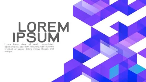 Abstract colorful gradient mixed geometric template and modern overlapping. Stock Illustration