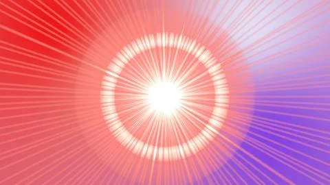 Abstract Colorful Gradient Pattern with a Radial Design Illustrazione stock