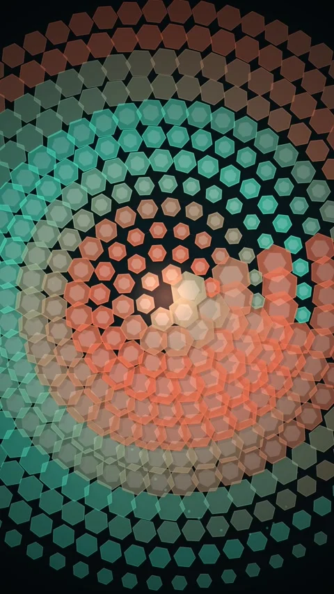 Abstract colorful gradient radial pattern background for modern design Stock Footage 345487567