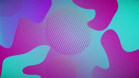 Abstract Colorful Gradient Shapes Background Stock Footage 220423061