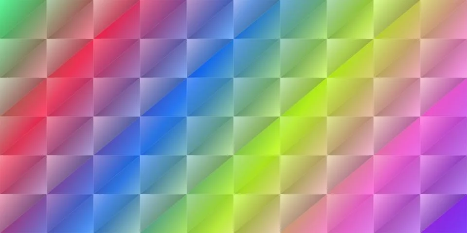 Abstract colorful gradient square pattern background Stock Illustration