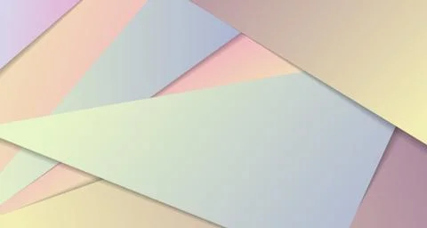 Abstract colorful gradient triangle geometric of paper cut style pattern Stock Illustration