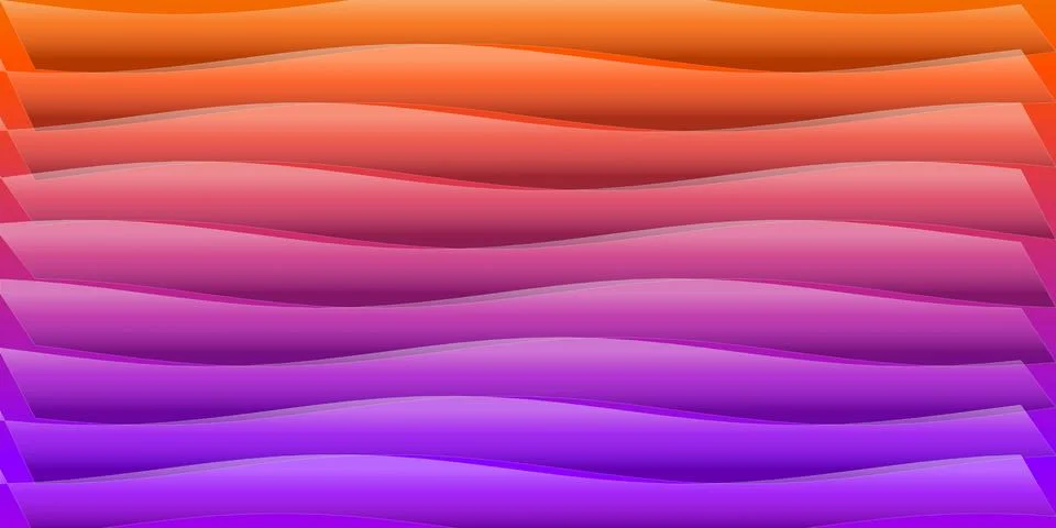 Abstract colorful gradient waves background Stock Illustration