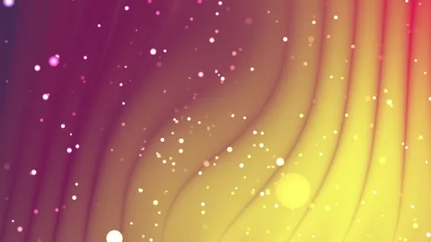 Abstract colorful gradient waves with bokeh particles background Stock Footage 329619932