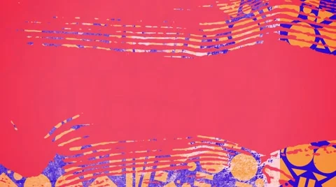 Abstract colorful graphical flat animation Stock Footage 59961649