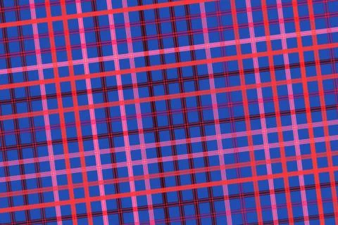 Abstract colorful grid pattern with pink red and blue lines Illustrazione stock