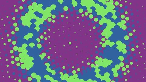 Abstract colorful halftone circle pattern background イラスト素材