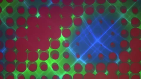 Abstract colorful halftone dot pattern background with glowing blue green l.. Stock Footage 346319615