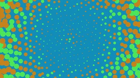 Abstract colorful halftone dot pattern background 库存插图