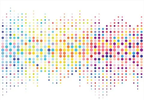 Abstract colorful halftone texture dots pattern. vector 스톡 일러스트