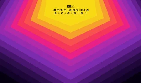 Abstract colorful hexagon geometric pattern tech design backgorund. Stock Illustration