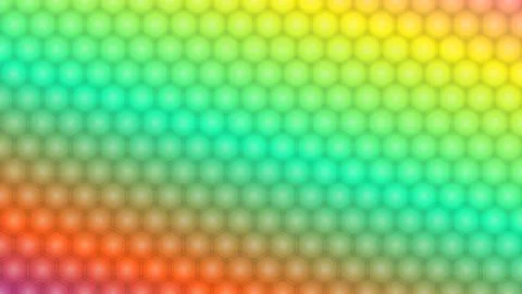 Abstract colorful hexagon pattern background Stock Illustration