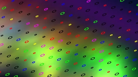 Abstract Colorful Hexagon Pattern Sequences in Bright Velvet Background 스톡 동영상 330119884