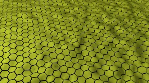 Abstract colorful hexagonal geometry patterns with six sided polygon Stock Illustration