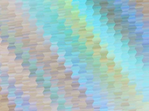 Abstract colorful hexagonal mosaic texture. Geometric fractal background. Fan Stock Illustration