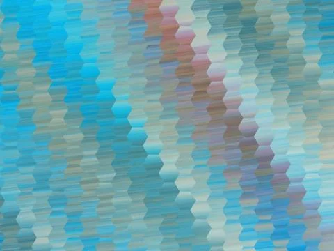 Abstract colorful hexagonal mosaic texture. Geometric fractal background. Fan Stock Illustration