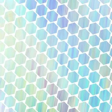Abstract colorful hexagonal texture. Geometric fractal background. Fantasy di イラスト素材